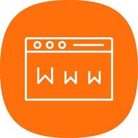 Www Line Curve Icon Design vector