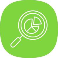 Seo Search Line Curve Icon Design vector