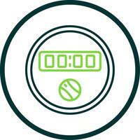 Dial Line Circle Icon Design vector