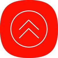 Chevron Line Curve Icon Design vector