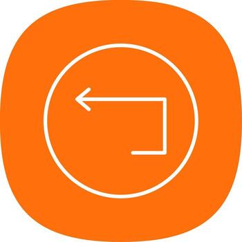 lazo línea curva icono diseño vector