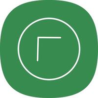 Chevron Line Curve Icon Design vector