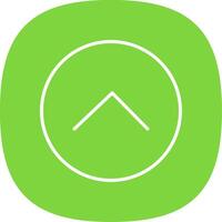 Chevron Line Curve Icon Design vector
