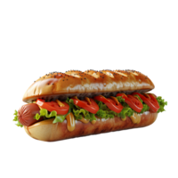 hot dog on isolated background png