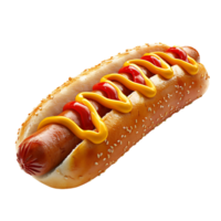 heet hond Aan geïsoleerd achtergrond png