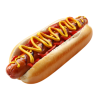 hot dog on isolated background png