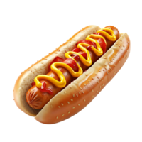 hot dog on isolated background png