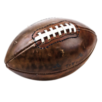 American football on isolated background png