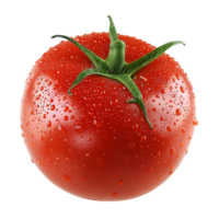 Red fresh tomato on transparent Background png