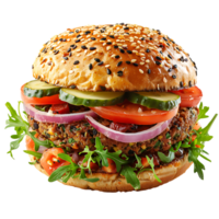 burger på transparent bakgrund png