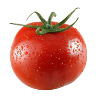 Red fresh tomato on transparent Background png