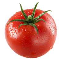 Red fresh tomato on transparent Background png