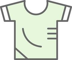 Shirt Fillay Icon Design vector