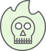 ectoplasma relleno icono diseño vector