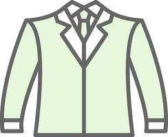 Suit Fillay Icon Design vector