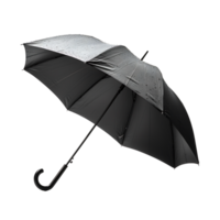 schwarz Regenschirm auf transparent Hintergrund png