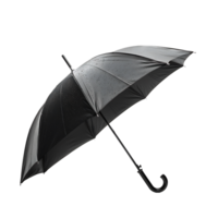 zwart paraplu Aan transparant achtergrond png