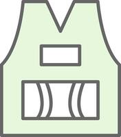 Sleeveless Fillay Icon Design vector