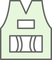 Sleeveless Fillay Icon Design vector