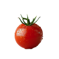 Red fresh tomato on transparent Background png