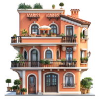 maison sur transparent Contexte png