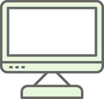 Computer Fillay Icon Design vector