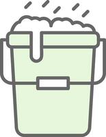 Bucket Fillay Icon Design vector