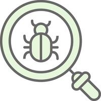 Bugs Fillay Icon Design vector