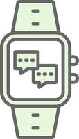 Messages Fillay Icon Design vector