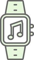 Music Fillay Icon Design vector