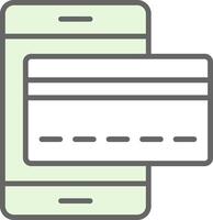 Mobile Payments Fillay Icon Design vector