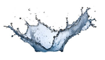 Illustration of water splash in air png