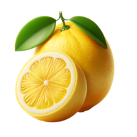 Illustration of lemon fruit png