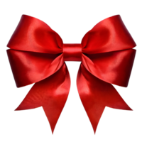 Realistic red gift ribbon png