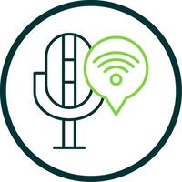 Connection Line Circle Icon Design vector