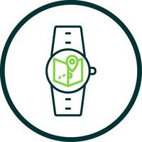 Maps Line Circle Icon Design vector