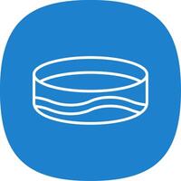 Bracelet Line Curve Icon Design vector