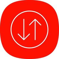 Arrows Line Curve Icon Design vector