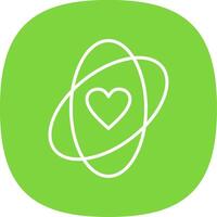 Values Line Curve Icon Design vector