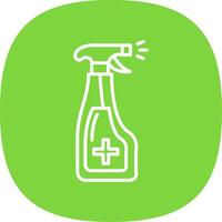 Spray Line Curve Icon Design vector