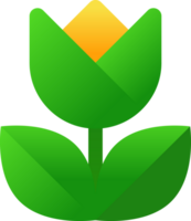 Jeune plante application logo icône png
