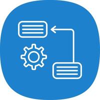 Prioritize Line Curve Icon Design vector