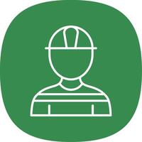 Architect Line Curve Icon Design vector