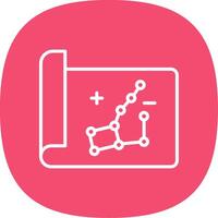 Constellation Line Curve Icon Design vector