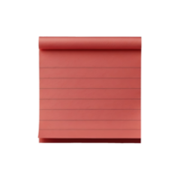 Realistic empty notepad isolated on transparent background png