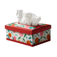 Tissue paper box isolated on transparent background png