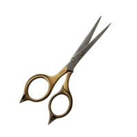 Realistic scissors isolated on transparent background. png