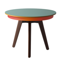 modern realistisch ronde tafel geïsoleerd Aan transparant achtergrond png