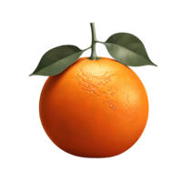 Orange fruit isolated on transparent background png