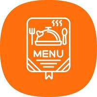 Menu Line Curve Icon Design vector